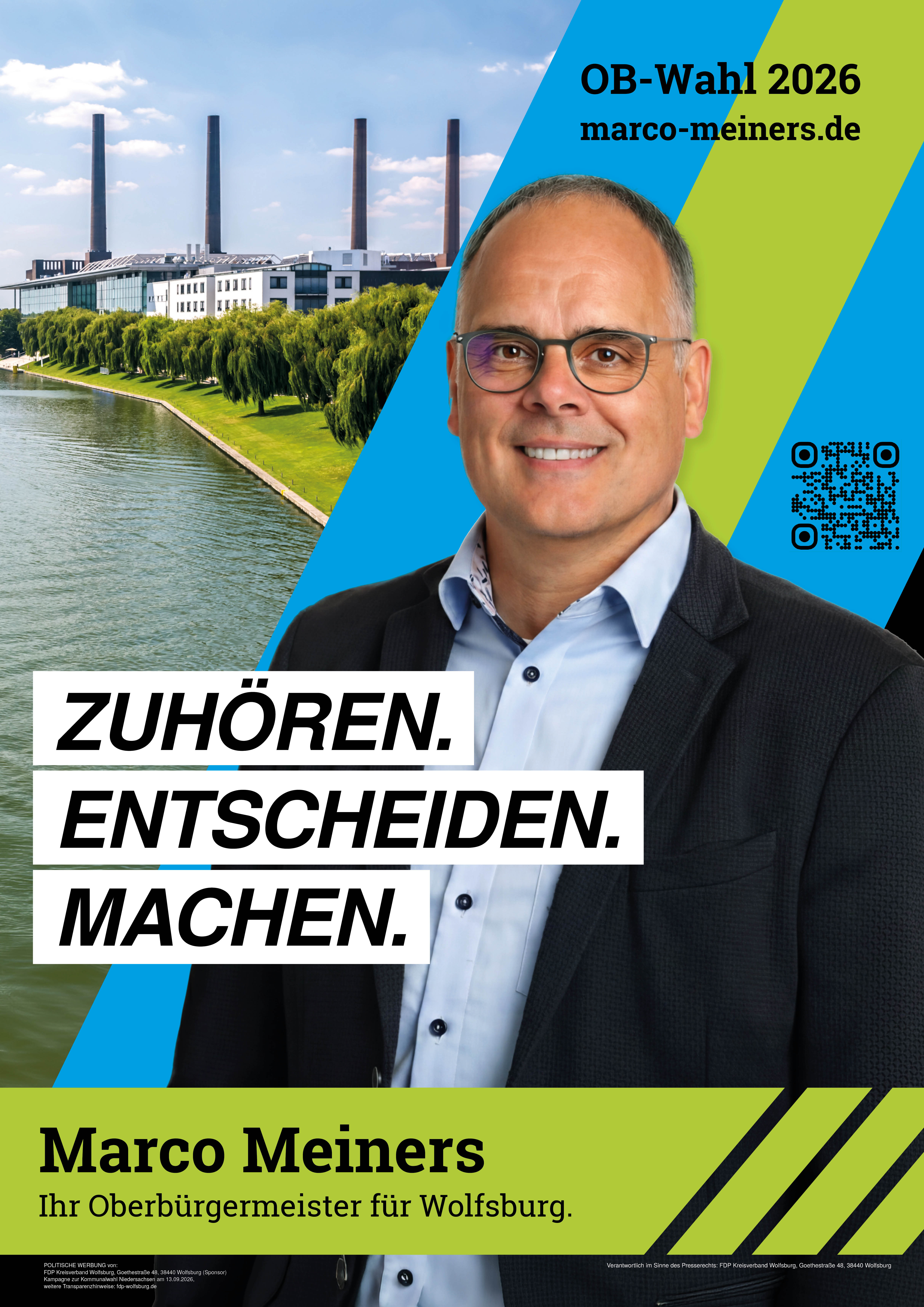 Plakat Oberbürgermeister Marco Meiners